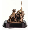 Hunting Dog, Rifle, & Catch Figure - 4"
